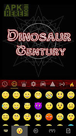 dinosaur emoji ikeyboard theme