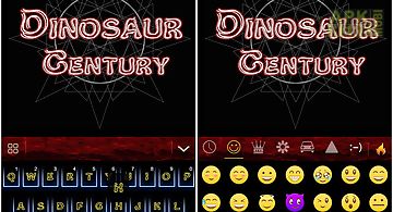 Dinosaur emoji ikeyboard theme
