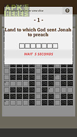 biblical crosswords