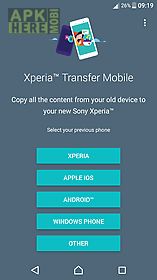 xperia™ transfer mobile
