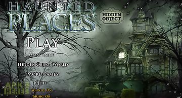 Hidden object - haunted places