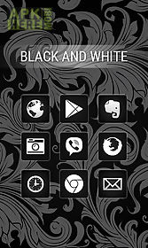 black and white - solo theme