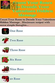 count your roses to decode your valentines hidden 