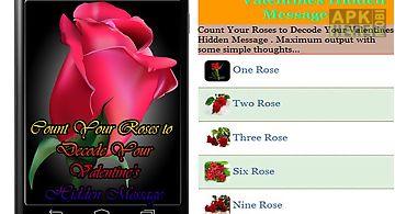 Count your roses to decode your ..