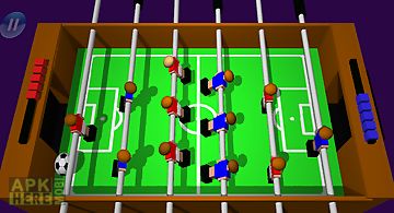Table football, soccer 3d