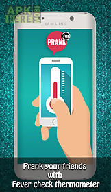 fever check thermometer prank