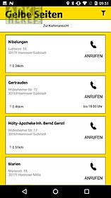 gelbe seiten notfall-app