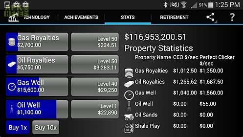 idle oil tycoon