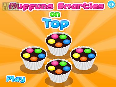 muffins smarties on top