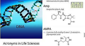 Acronyms in life sciences