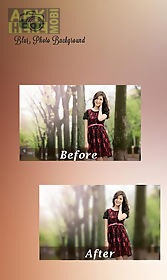 blur photo background effect