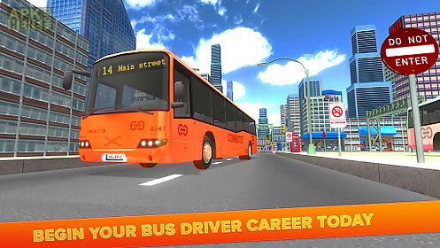city tourist bus driving 3d