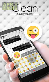 clean go keyboard theme emoji