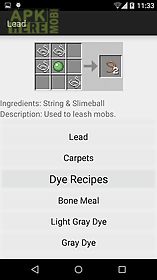 crafting helper for minecraft