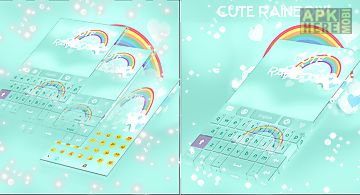 Cute rainbow keyboard