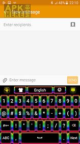 neon color keyboard