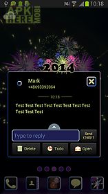 new years eve - go sms theme