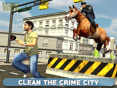 police horse chase -crime town