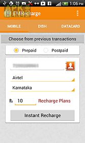 mobile recharge & tariffs