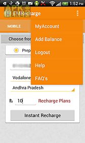 mobile recharge & tariffs