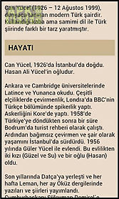 can yücel ve Şiirleri