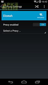 proxy settings