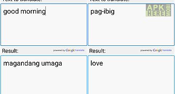 Tagalog english translator