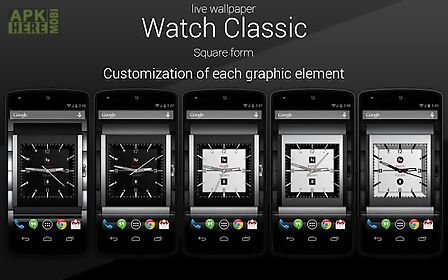 watch classic square form