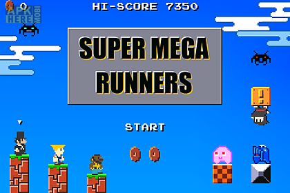 super mega runners 8-bit jump