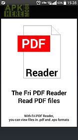 fri pdf xps reader viewer