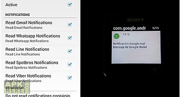 Notifications for smartwatch 2