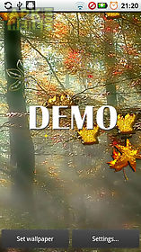 fall golden diamond leaf demo