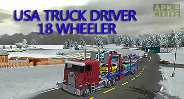 Usa truck driver: 18 wheeler