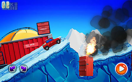 arctic roads: car racing game