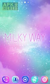 milky way go launcher theme