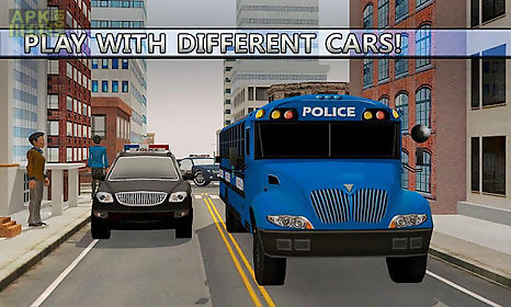 police car suv & bus parking