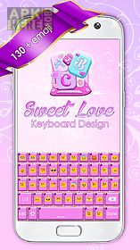 sweet love keyboard design