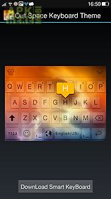outer space theme - ikeyboard