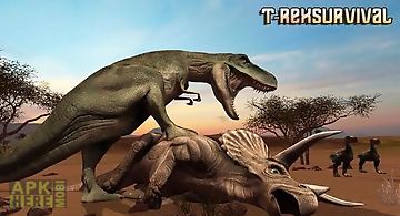 T-rex survival simulator