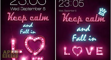 Pink love theme for android