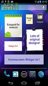 easypad®: elegant notes widget