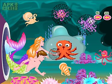 mermaid story kissing games