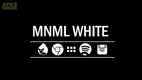 mnml white nova theme