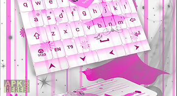 Pink keyboard girl theme