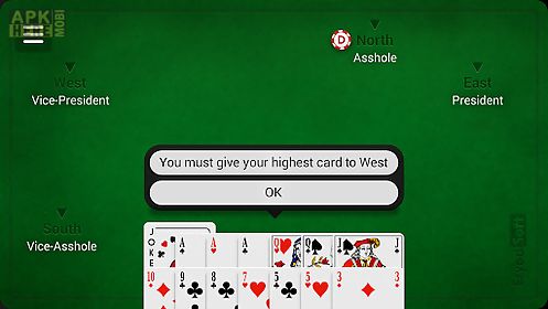 president - card game - free