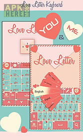 love letter go keyboard theme