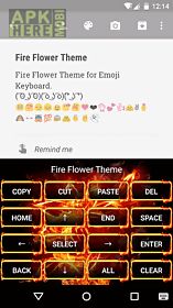 fire flower emoji keyboard