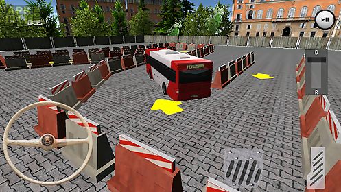 real bus parking