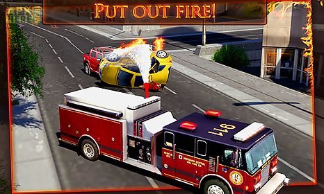 fire truck emergency rescue 3d