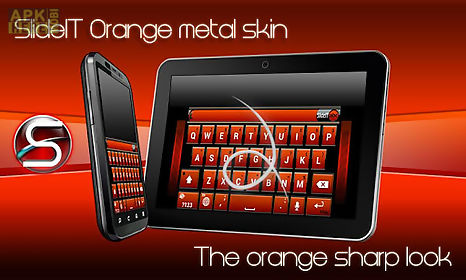 slideit orange metal skin